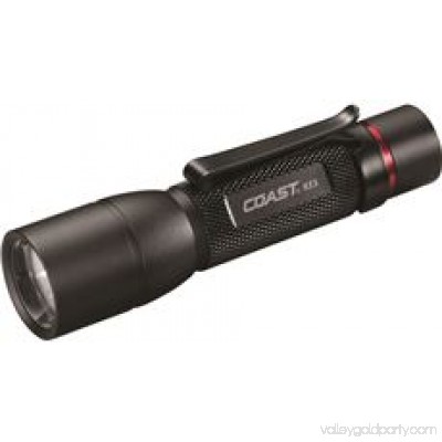 Coast Hx5 LED Pocket Flashlight, Pure Beam Focusing, Black 568030646